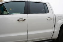 Volkswagen Amarok 2010–2022 Durvju rokturu uzlikas (4 gab., nerūsējošais tērauds) foto 1