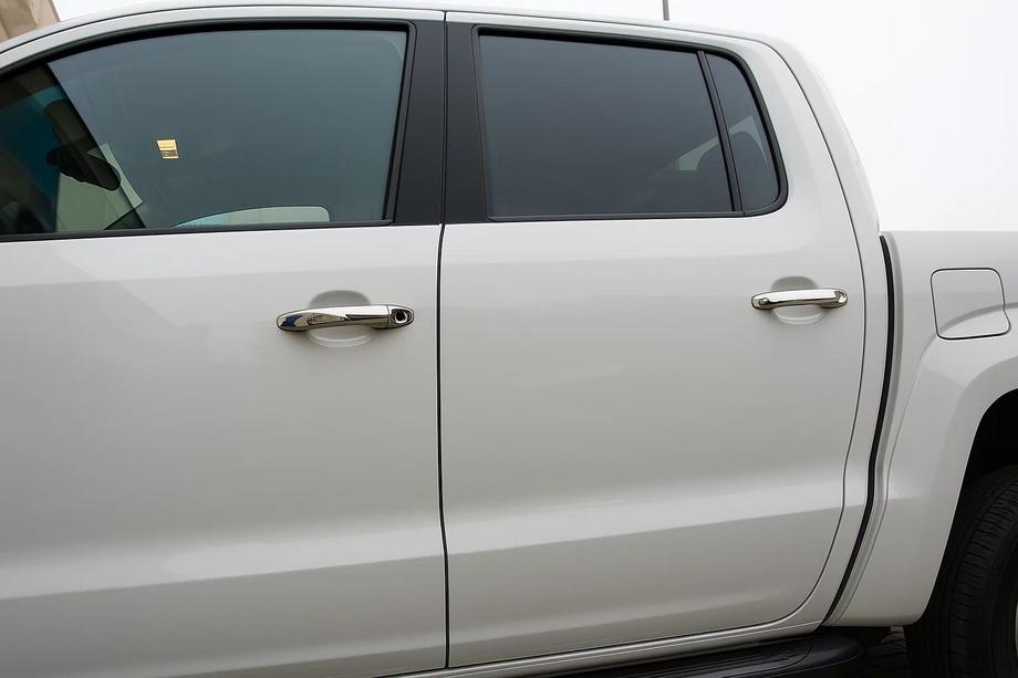 Volkswagen Amarok 2010–2022 Durvju rokturu uzlikas (4 gab., nerūsējošais tērauds) Image