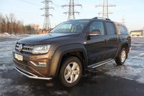 Volkswagen Amarok 2010–2022 Priekšējais aizsargstienis ST017 (nerūsējošais tērauds) foto 5