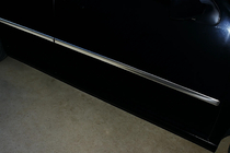Volkswagen Bora 1998–2004 Durvju moldingu komplekts (4 gab., nerūsējošais tērauds) foto 1