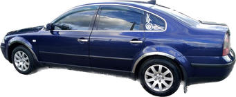 Volkswagen Passat B5 1997–2005 Durvju rokturu uzlikas (4 gab., nerūs.) foto 2