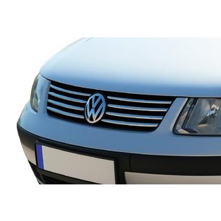 Radiatora režģa uzlikas (nerūsējošais tērauds) Volkswagen Passat B5 1997–2005 foto 1