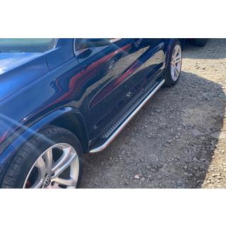 Sānu pakāpieni Maydos V2 (2 gab., nerūsējošais tērauds) Volkswagen Tiguan 2007–2016 foto 3