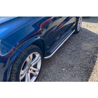 Sānu pakāpieni Maydos V2 (2 gab., nerūsējošais tērauds) Volkswagen Tiguan 2007–2016 foto 2