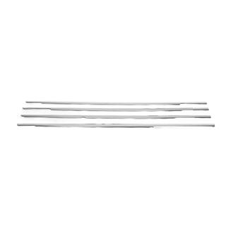 Logu apdares līstes (4 gab., nerūsējošais tērauds) Volkswagen Golf Plus 2004–2014 foto 2