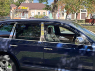Volkswagen Touareg 2002–2010 Durvju rokturu uzlikas (4 gab., nerūsējošais tērauds) Bez čipa, OmsaLine – itāļu nerūsējošais tērauds foto 3