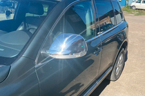 Volkswagen Touareg 2002–2010 Spoguļu uzlikas 2007-2010 (2 gab., nerūsējošais tērauds) foto 5