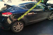 Renault Megane III 2009–2016 Logu augšējās apdares līstes (HB, 6 gab., nerūsējošais tērauds) foto 3