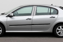 Renault Laguna 2007–2015 Durvju statņu apdares līstes (4 gab., nerūsējošais tērauds) foto 1