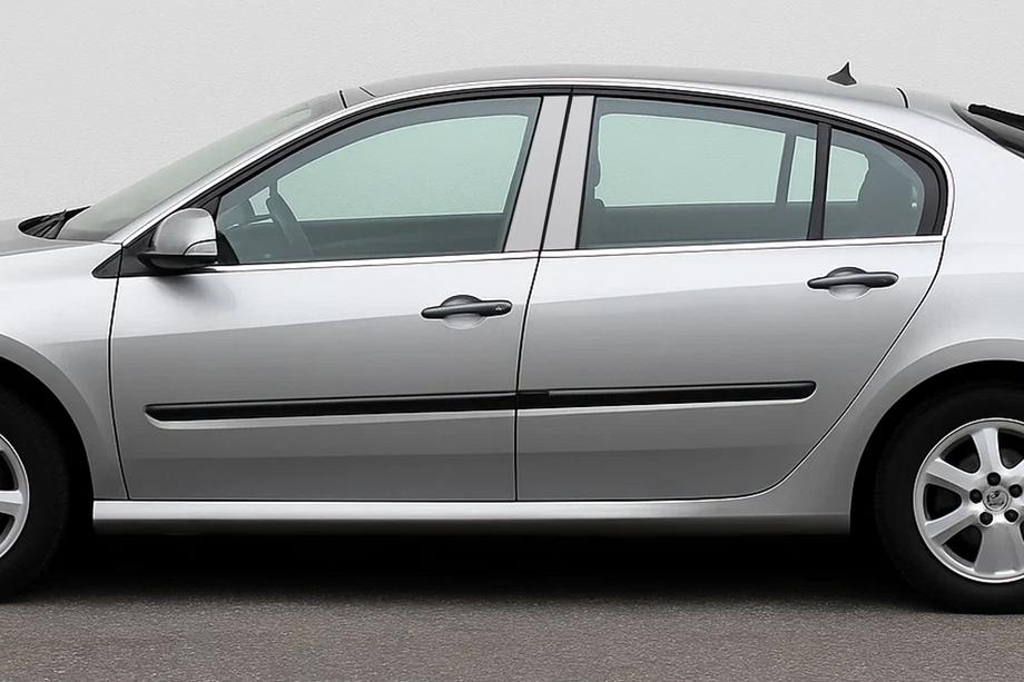 Renault Laguna 2007–2015 Durvju statņu apdares līstes (4 gab., nerūsējošais tērauds) Image
