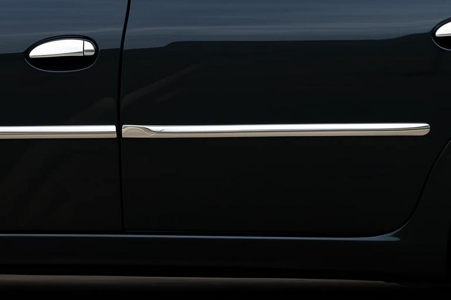 Dacia Logan I 2005–2008 Durvju moldingi (4 gab., nerūsējošais tērauds) Image