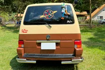 Volkswagen T4 Transporter 1990–2003 Aizmugurējie dubultie stūra aizsargi AK003-Double (2 gab., nerūsējošais tērauds) foto 12