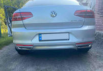 Volkswagen Passat B8 2015–2023 Izpūtēja imitācijas uzlikas SD/SW (2015-2018, 2 gab., nerūsējošais tērauds) Carmos - turku teras foto 2