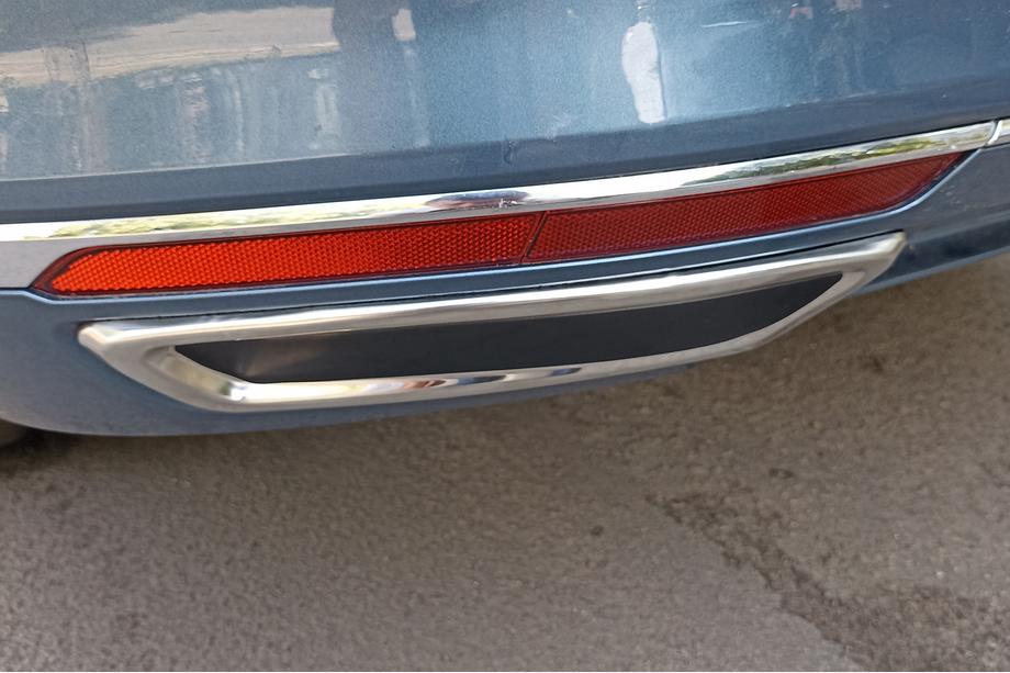Volkswagen Passat B8 2015–2023 Izpūtēja imitācijas uzlikas SD/SW (2015-2018, 2 gab., nerūsējošais tērauds) OmsaLine – itāļu nerūsējošais tērauds Foto 10