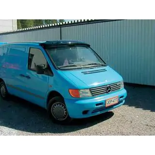 Vējstikla vizieris (melns spīdīgs, 5 mm) Mercedes Vito W638 1996–2003 foto 4