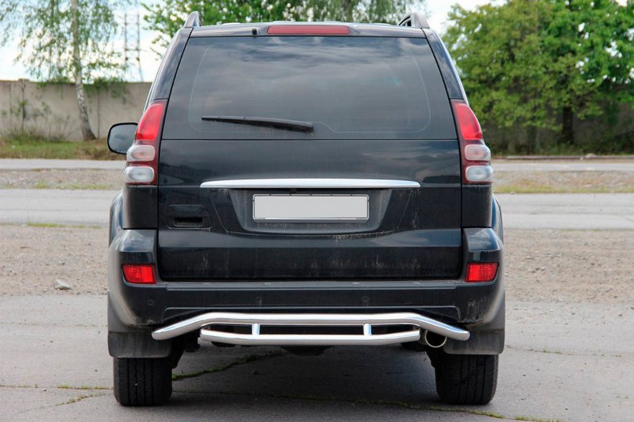 Toyota Land Cruiser Prado 120 2002–2009 Aizmugurējais aizsargstienis AK008-1 Foto 2