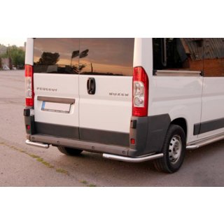 Aizmugurējie stūra elementi AK003 (2 gab., nerūsējošais tērauds) Peugeot Boxer 2006–2025 foto 4