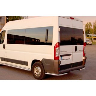 Aizmugurējie stūra elementi AK003 (2 gab., nerūsējošais tērauds) Peugeot Boxer 2006–2025 foto 3