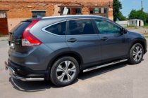 Honda CRV 2012–2016 Sānu caurules BB002 (2 gab., nerūsējošais tērauds) foto 9