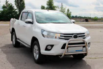 Toyota Hilux 2015– Priekšējais aizsargstienis WT023 (nerūsējošais tērauds) foto 2
