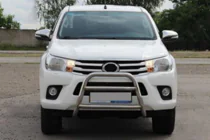 Toyota Hilux 2015– Priekšējais aizsargstienis WT023 (nerūsējošais tērauds) foto 3