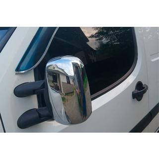 Hromēti spoguļu uzlikas (2 gab., plastmasa) Fiat Doblo I 2001–2005 foto 3