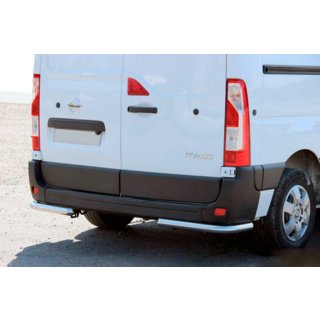 Aizmugurējie stūra elementi AK003 (2 gab., nerūsējošais tērauds) Opel Movano 2010–2021 foto 1