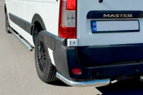 Nissan NV400 2010–2024 Aizmugurējie stūra elementi AK003 (2 gab., nerūsējošais tērauds) foto 7