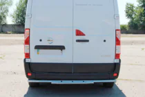 Renault Master 2011–2023 Aizmugurējais aizsargloks AK011 (nerūsējošais tērauds) foto 2