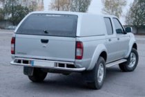 Nissan NP300 1999–2015 Aizmugurējais aizsargstienis AK004 (nerūsējošais tērauds) foto 3