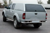 Nissan NP300 1999–2015 Aizmugurējais aizsargstienis AK004 (nerūsējošais tērauds) foto 1