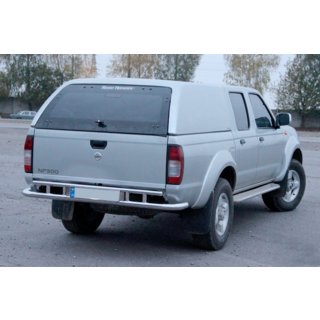 Aizmugurējais aizsargstienis AK004 (nerūsējošais tērauds) Nissan NP300 1999–2015 foto 3