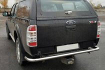 Ford Ranger 2007–2011 Aizmugurējais aizsargstienis AK005 (nerūsējošais tērauds) foto 1