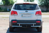 Kia Sorento II XM 2009–2014 Aizmugurējais aizsargstienis AK002-2 (nerūsējošais tērauds) foto 3