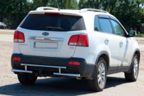 Kia Sorento II XM 2009–2014 Aizmugurējais aizsargstienis AK002-2 (nerūsējošais tērauds) foto 4