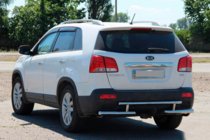 Kia Sorento II XM 2009–2014 Aizmugurējais aizsargstienis AK002-2 (nerūsējošais tērauds) foto 2