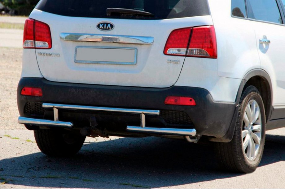 Kia Sorento II XM 2009–2014 Aizmugurējais aizsargstienis AK002-2 (nerūsējošais tērauds) Image