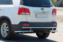 Kia Sorento II XM 2009–2014 Aizmugurējā aizsargstīpa AK003-2 (nerūsējošais tērauds) foto 3