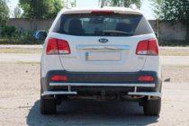 Kia Sorento II XM 2009–2014 Aizmugurējā aizsargstīpa AK003-2 (nerūsējošais tērauds) foto 2