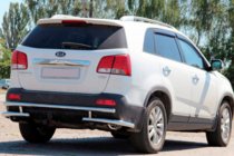 Kia Sorento II XM 2009–2014 Aizmugurējā aizsargstīpa AK003-2 (nerūsējošais tērauds) foto 1