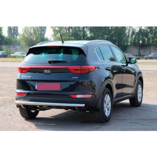 Aizmugurējais aizsargloks AK002 (nerūsējošais tērauds) Kia Sportage 2015–2021 foto 2