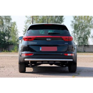 Aizmugurējais aizsargloks AK002 (nerūsējošais tērauds) Kia Sportage 2015–2021 foto 4