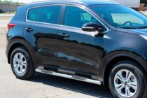 Kia Sportage 2015–2021 Sānu caurules BB002 (2 gab., nerūsējošais tērauds) foto 1