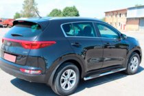 Kia Sportage 2015–2021 Sānu caurules BB002 (2 gab., nerūsējošais tērauds) foto 2
