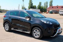Kia Sportage 2015–2021 Sānu caurules BB002 (2 gab., nerūsējošais tērauds) foto 3