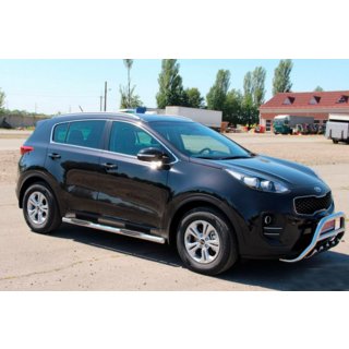Sānu caurules BB002 (2 gab., nerūsējošais tērauds) Kia Sportage 2015–2021 foto 3