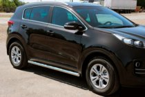 Kia Sportage 2015–2021 Sānu caurules BB001 (2 gab., nerūsējošais tērauds) foto 1