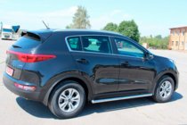 Kia Sportage 2015–2021 Sānu caurules BB001 (2 gab., nerūsējošais tērauds) foto 3