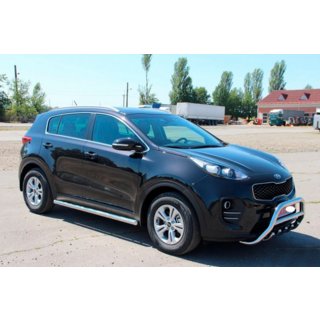 Sānu caurules BB001 (2 gab., nerūsējošais tērauds) Kia Sportage 2015–2021 foto 4