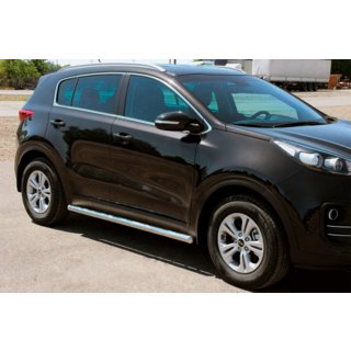 Sānu caurules BB001 (2 gab., nerūsējošais tērauds) Kia Sportage 2015–2021 foto 1